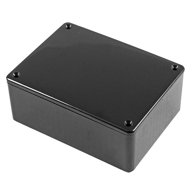 1591RSBK BOX ABS BLACK 4.335"L X 3.236"W