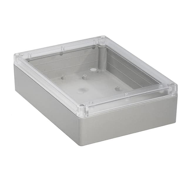 RP1455C BOX ABS GRY/CL 8.642"L X 6.496"W