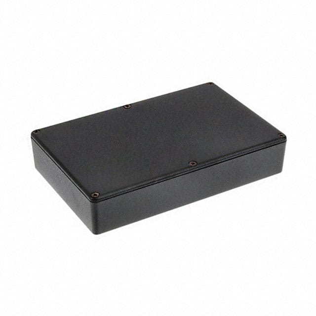 1590WDDBK BOX ALUM BLACK 7.402"L X 4.724"W