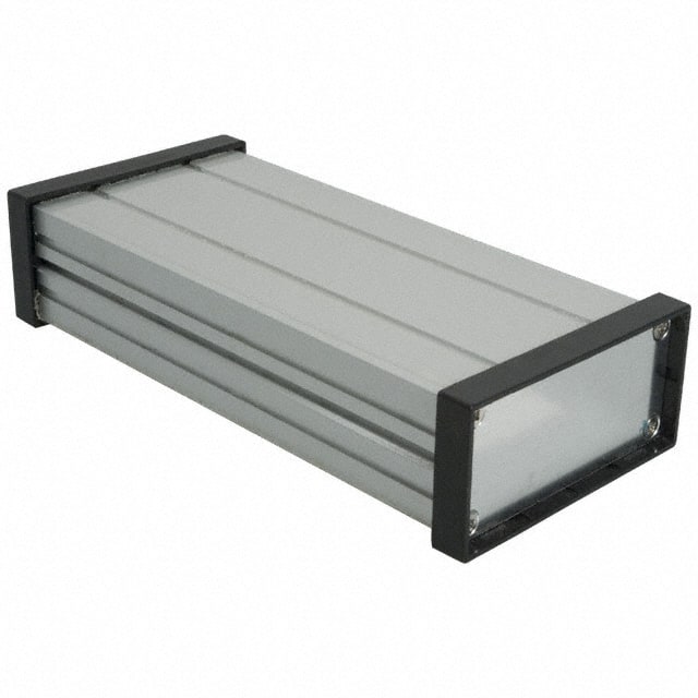 EX-4502 BOX ALUM BLACK/SLV 6.96"LX3.14"W