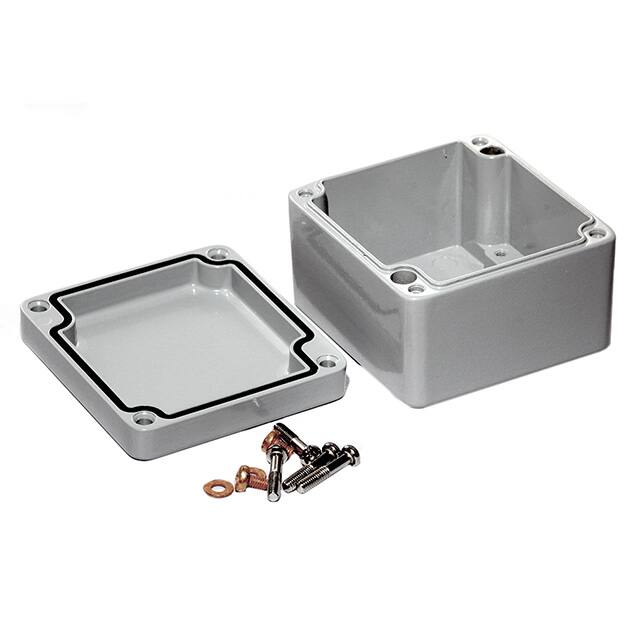 1590Z100GY BOX ALUM GRAY 2.937"L X 3.134"W