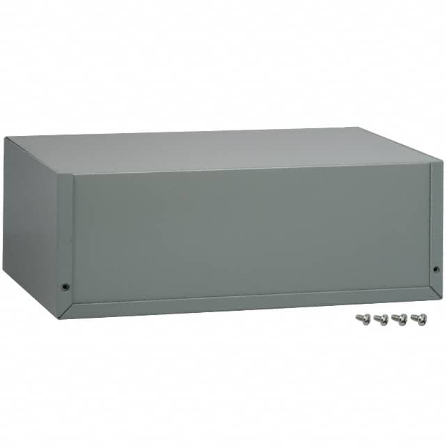 1411U BOX ALUM GRAY 9.990"L X 6.010"W