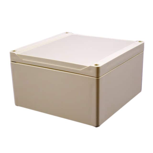 1555S2GY BOX PLAS GRAY 6.299"L X 6.299"W