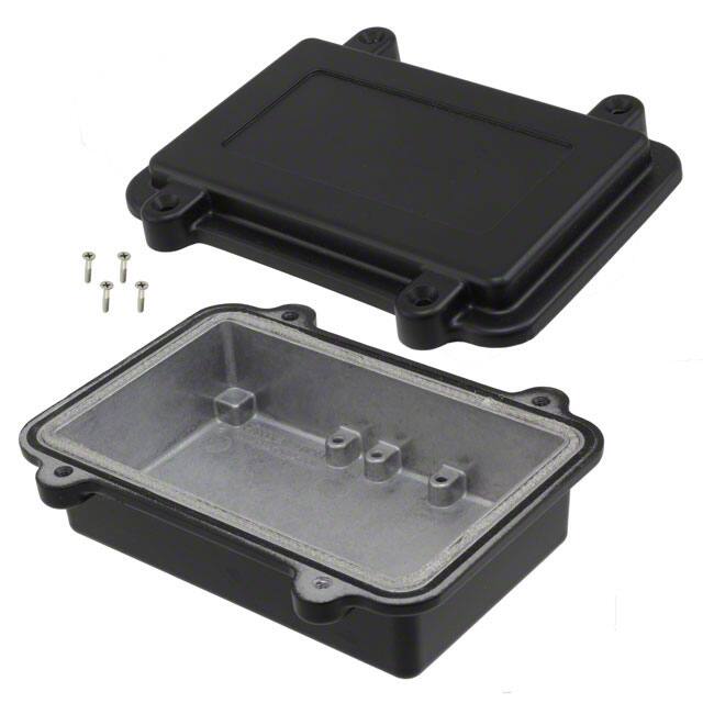 ANS-3813-B BOX ALUM BLACK 5.906"L X 3.937"W