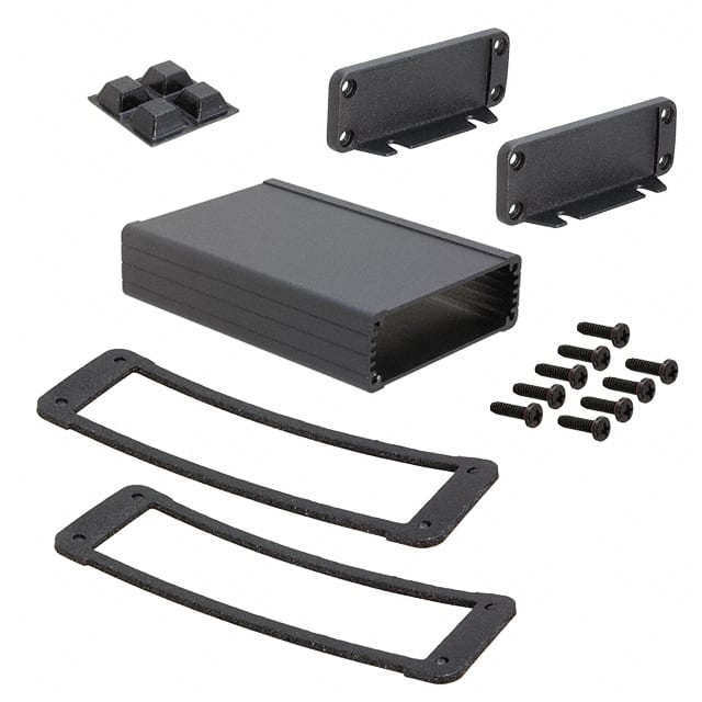1457J1202BK BOX ALUM BLACK 5.148"L X 3.424"W