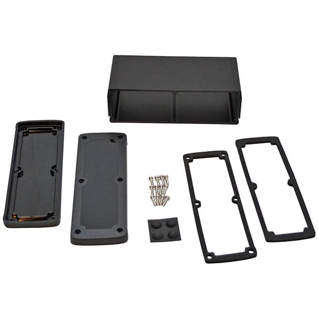 EXN-23363-BKP BOX ALUM BLACK 3.504"L X 6.996"W