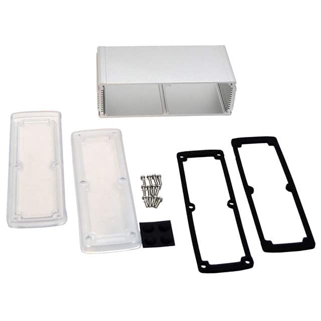 EXN-23363-SVP BOX ALUM CLR/SLV 3.5"L X 7"W