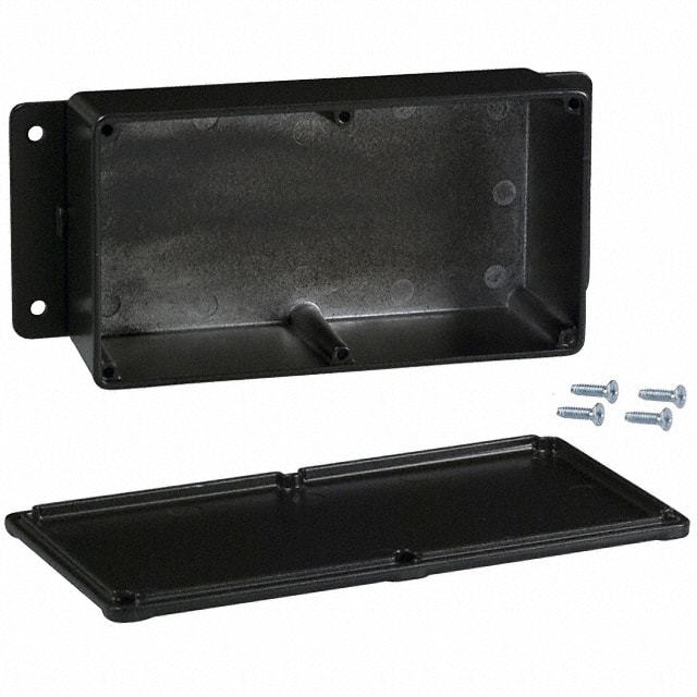 CU-4476-B BOX ALUM BLACK 6"L X 3.250"W