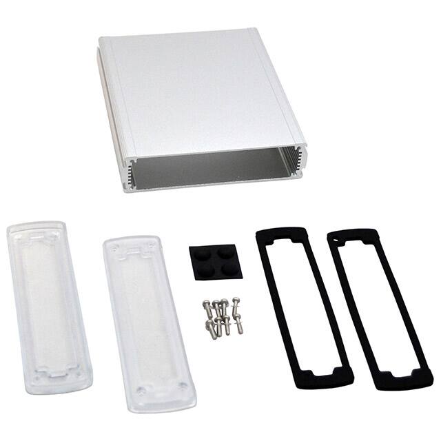 EXN-23361-SVP BOX ALUM CLR/SLV 6.65"L X 5.77"W