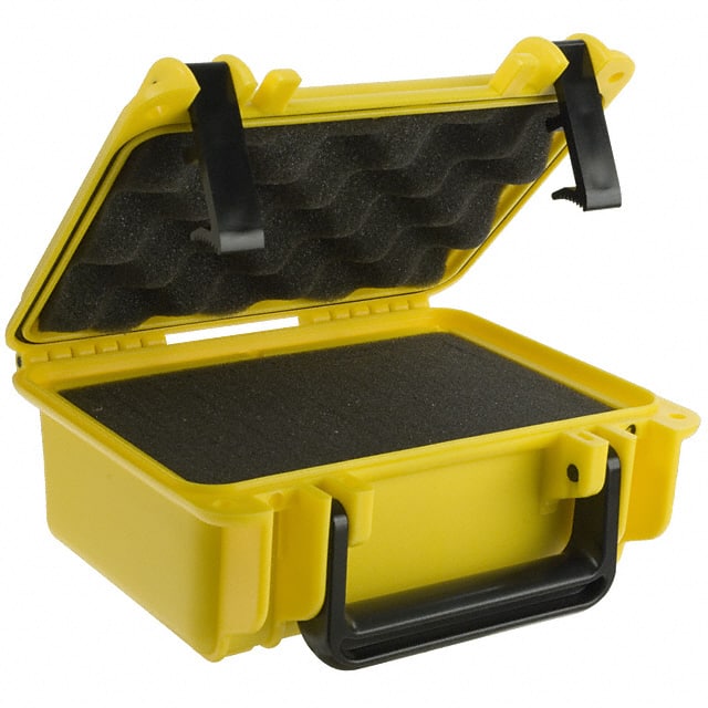 SE120F,YL CASE PLAS YLW 8.700"L X 7.450"W