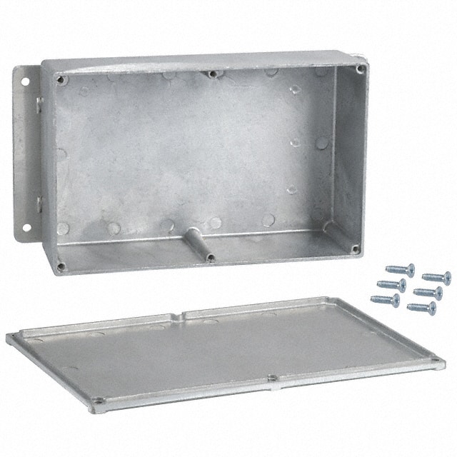 CU-4247 BOX ALUM NAT 7.390"L X 4.703"W