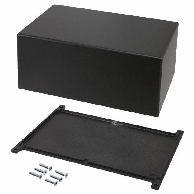 CU-5347-B BOX ALUM BLACK 7.390"L X 4.703"W