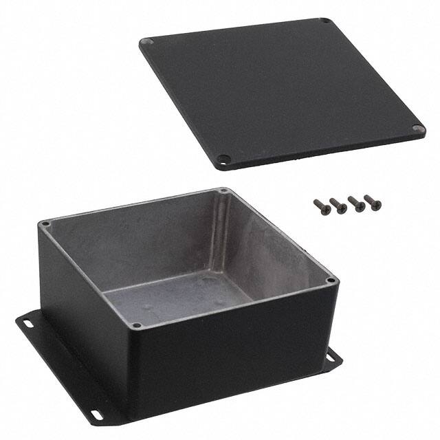 1590UFBK BOX ALUM BLACK 4.724"L X 4.724"W