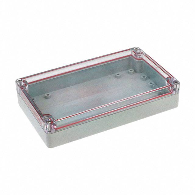 RB85P06C10G BOX PLASTIC GRAY/CLR