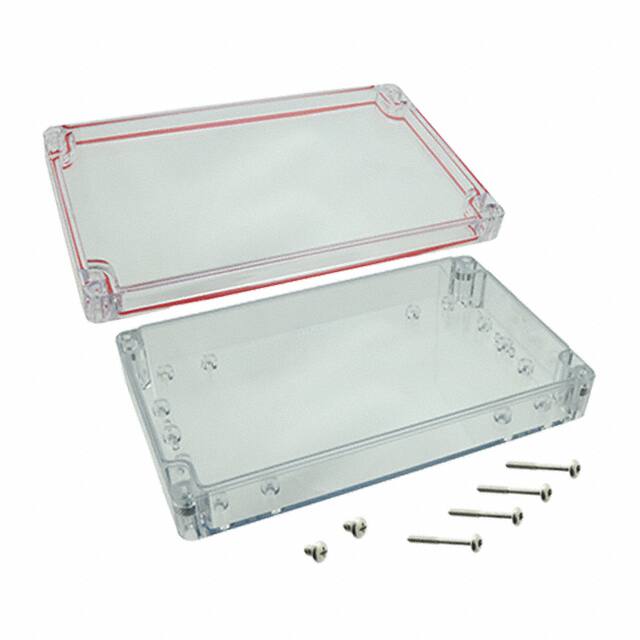 RB85P06C10C BOX PLASTIC CLEAR