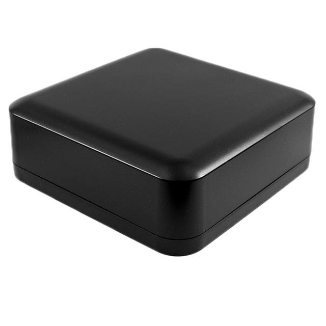 1557HABK BOX ABS BLACK 7.874"L X 7.874"W