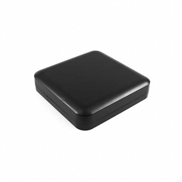 1557H2BK BOX PLAS BLK 7.870"L X 7.870"W