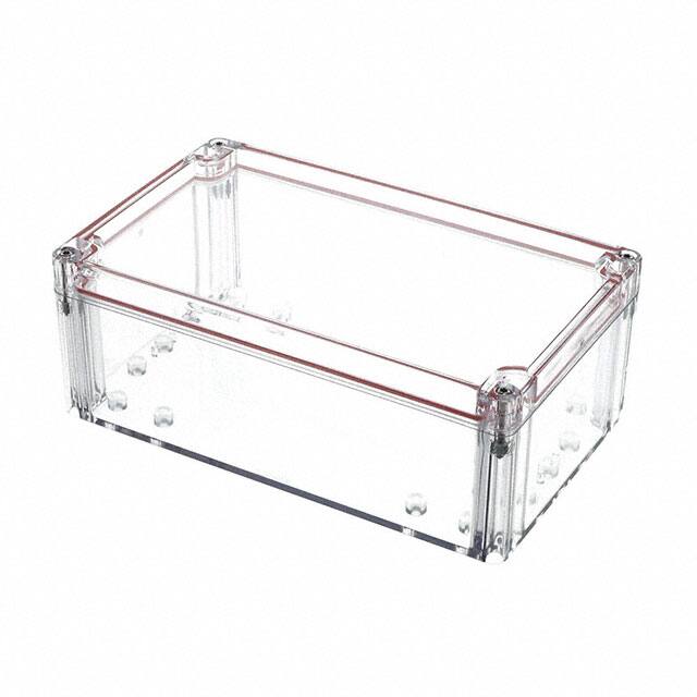 RB85P06C24C BOX PLASTIC CLEAR