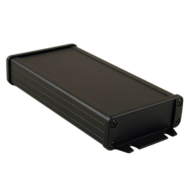 1457L1602BK BOX ALUM BLACK 6.719"L X 4.208"W