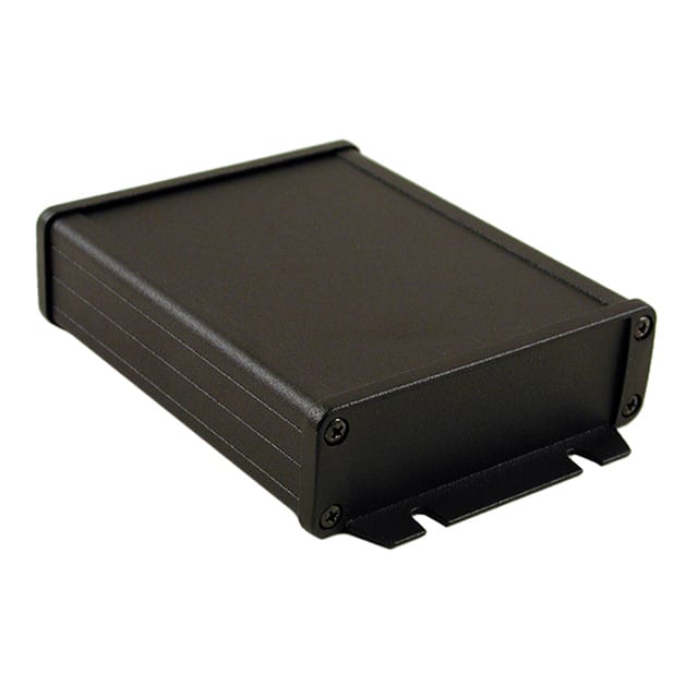 1457L1202BK BOX ALUM BLACK 5.118"L X 3.425"W