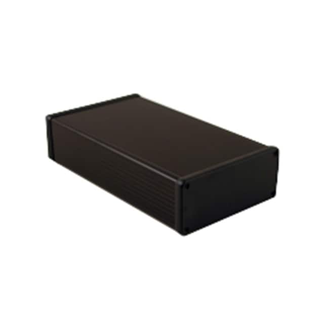 1455Q2202BK BOX ALUM BLACK 8.661"L X 4.921"W