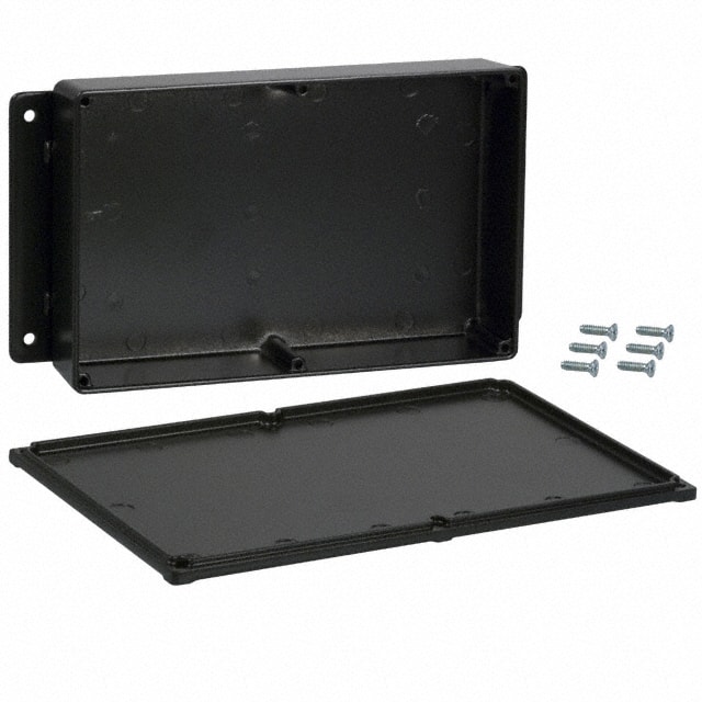 CU-4477-B BOX ALUM BLACK 7.390"L X 4.703"W