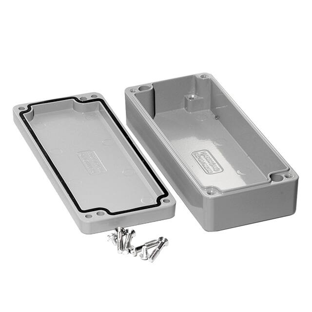 1590Z063GY BOX ALUM GRAY 5.890"L X 2.508"W
