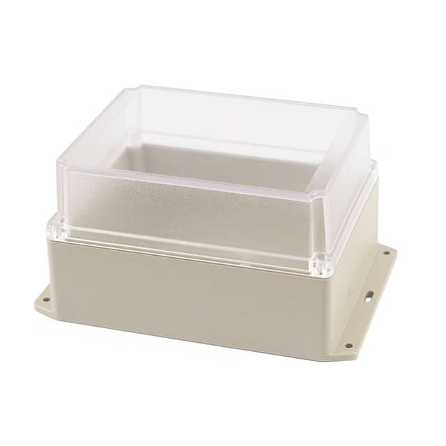RP1385BFC BOX ABS GRY/CL 8.660"L X 5.910"W