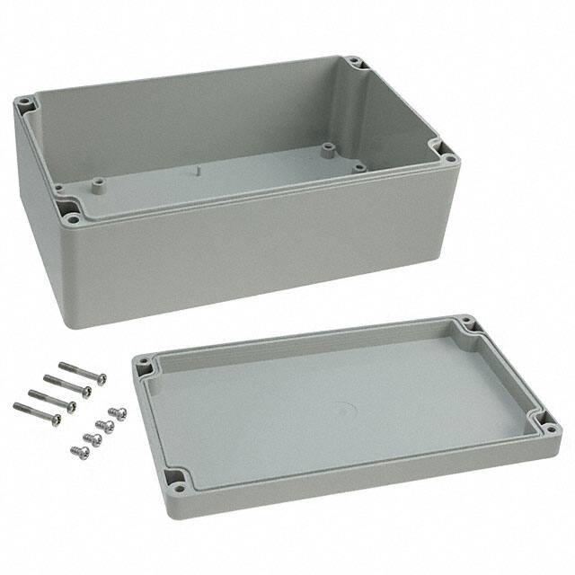 091220080 BOX ABS GRAY 7.874"L X 4.724"W