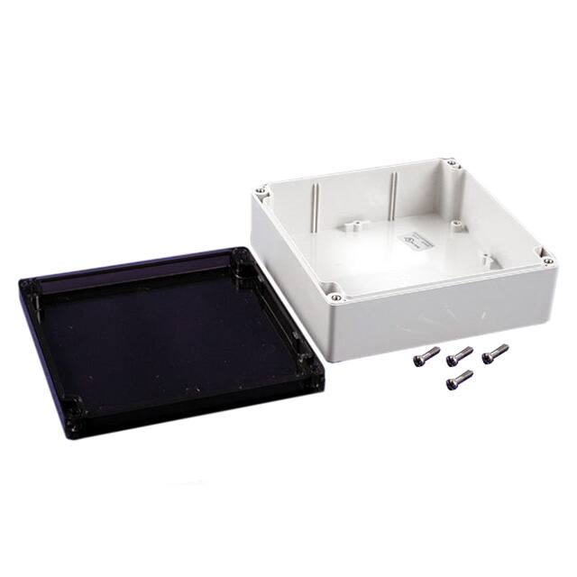 1554R2GYSL BOX PLAS GRY/SM 6.3"L X 6.3"W