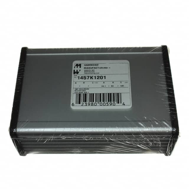 1457K1201 BOX ALUM NAT 5.118"L X 3.425"W