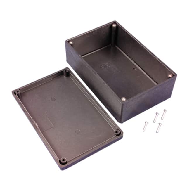 1594RFIEBK BOX ABS BLACK 6.575"L X 4.213"W