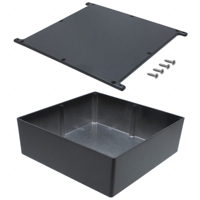 CU-5478-B BOX ALUM BLACK 7.500"L X 7.500"W