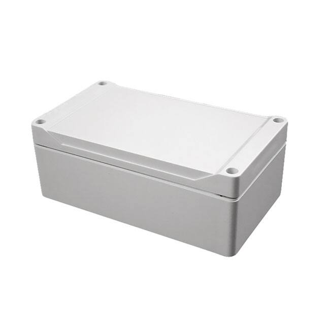 1555XAGY BOX ABS GRAY 11.81"L X 7.87"W