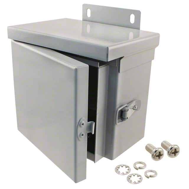 N3R-5802 BOX STEEL GRAY 6"L X 4"W
