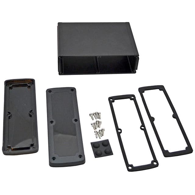 EXN-23364-BKP BOX ALUM BLACK 5.079"L X 6.996"W