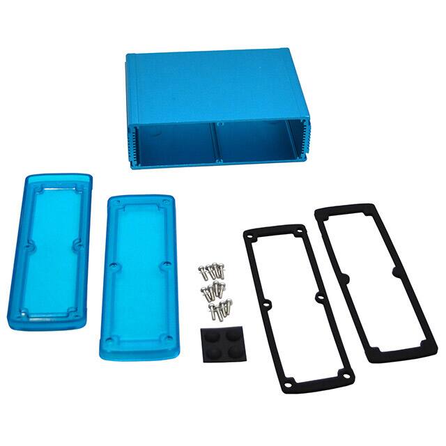EXN-23364-BLP BOX ALUM BLU/TRN BLU 5.08"LX7"W