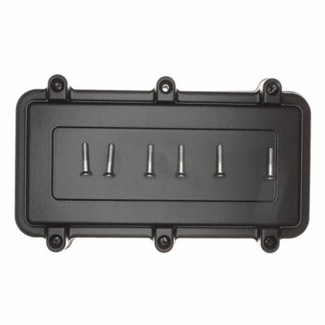 ANS-3807-B BOX ALUM BLACK 7.559"L X 3.780"W
