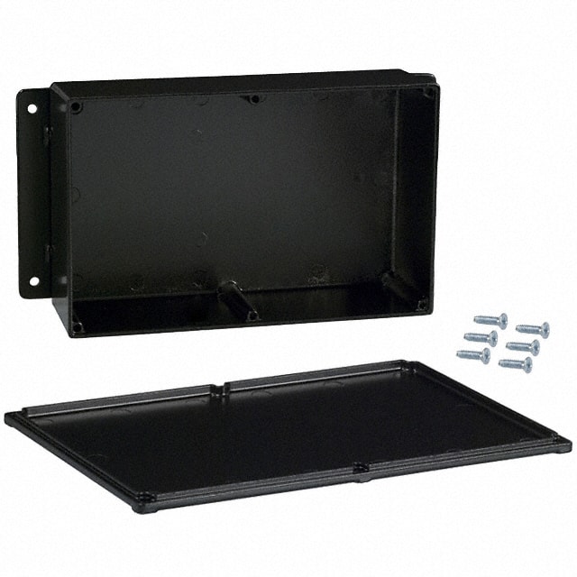 CU-4247-B BOX ALUM BLACK 7.390"L X 4.703"W