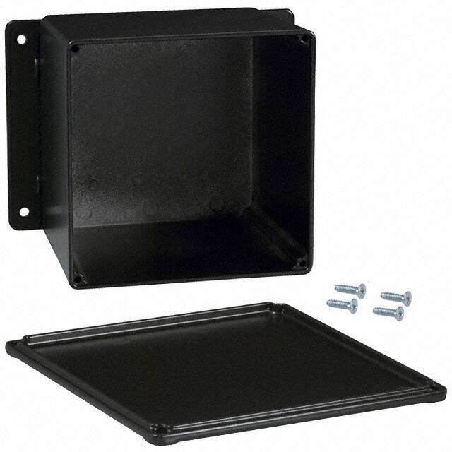 CU-4475-B BOX ALUM BLACK 4.750"L X 4.750"W
