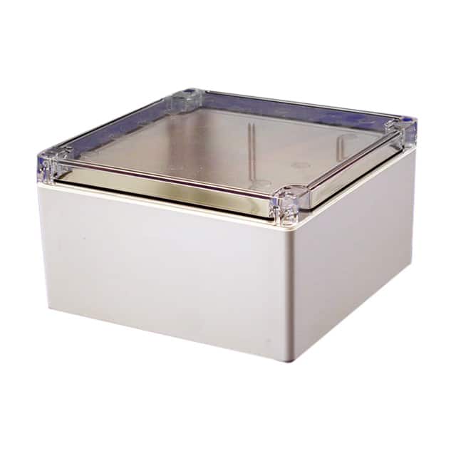 1554S2GYCL BOX PLAS GRAY 6.299"L X 6.299"W