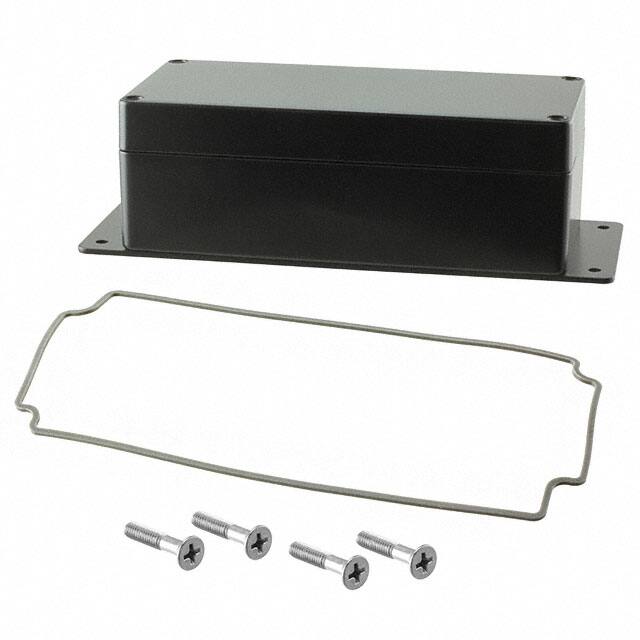 AN-2821-AB BOX ALUM BLACK 6.890"L X 3.150"W