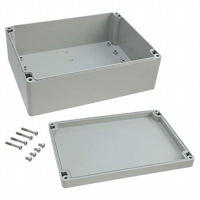 091520080 BOX ABS GRAY 7.874"L X 5.906"W