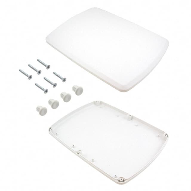 TB-32614-W BOX ABS WHITE 12.677"L X 9.134"W