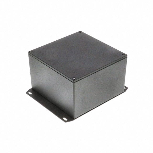 1590KFBK BOX ALUM BLACK 4.921"L X 4.921"W