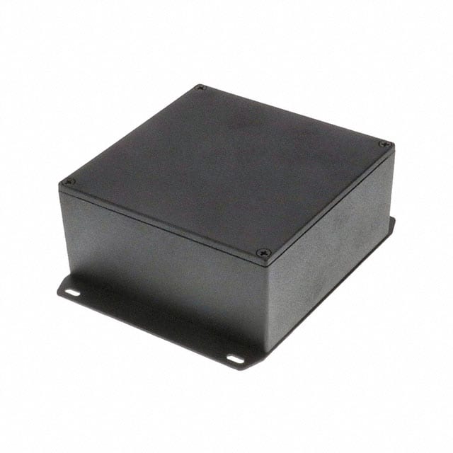1590KKFBK BOX ALUM BLACK 4.902"L X 4.902"W