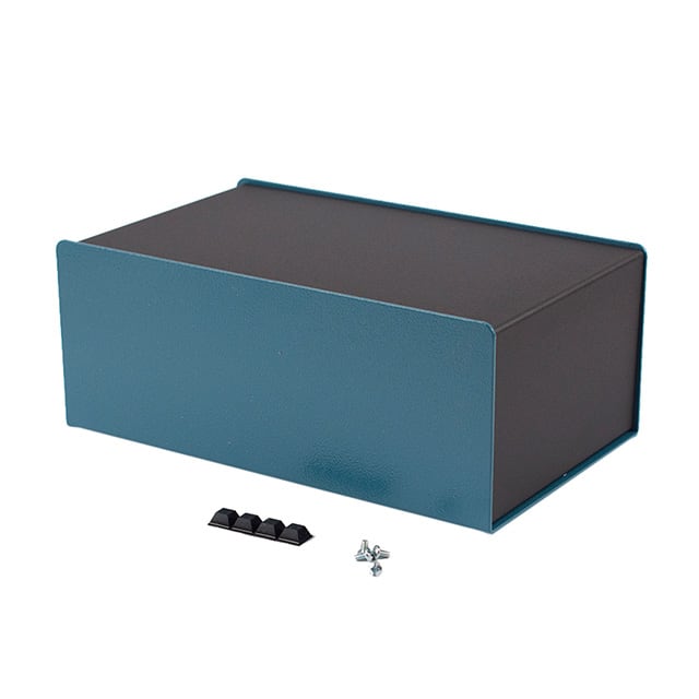 1456NEK4BKBU CONSOLE ALUM BLK/BLU 6"L X 10"W