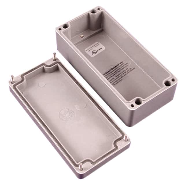 1590ZGRP083 BOX FIBERGLASS GRAY 6.3" X 2.95"