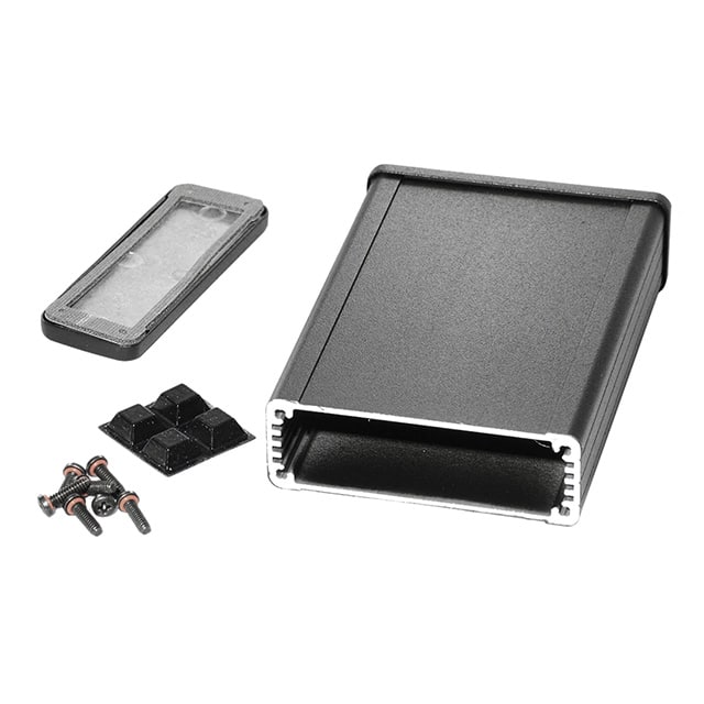 1457J1201EBK BOX ALUM BLACK 5.163"L X 3.424"W