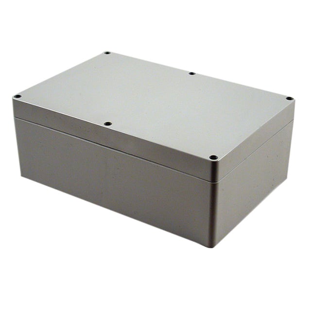 1554VA2GY BOX PLAS GRAY 9.449"L X 6.299"W